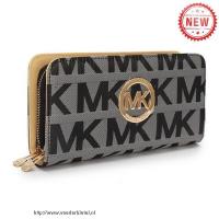 michael kors logo signature groot grijs portefeuilles Tassen Replica 9tmen400